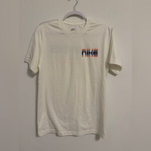 Nike "Just Do It" Multi-Logo Graphic Tee - White